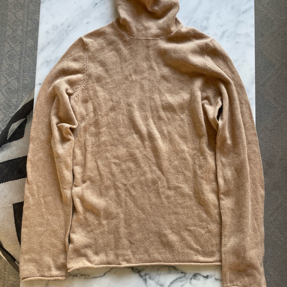 J. Crew women’s Camel Turtleneck Sweater
